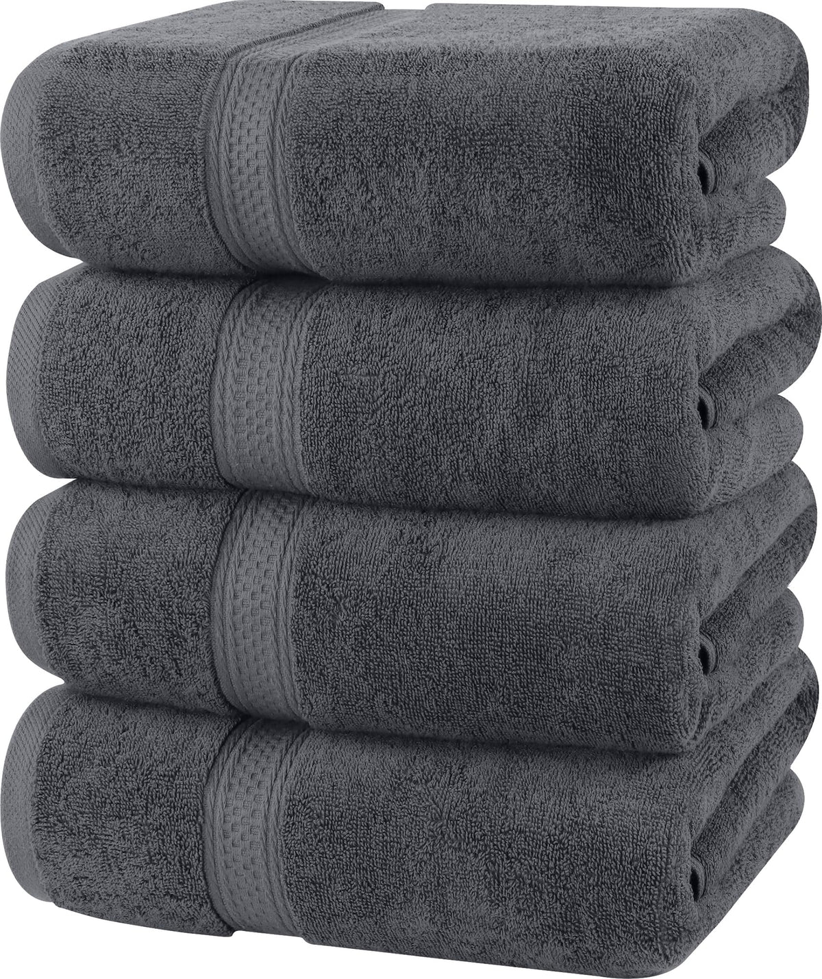 Utopia Towels 4 Pack Premium Bath Towels Set, 27 by 54 Inches, 100% Ring Spun Cotton 600GSM, Lightweight and Highly Absorbent Quick Drying Towels, Perfect for Daily Use, Grey 🍁 All In One Marketplace Canada