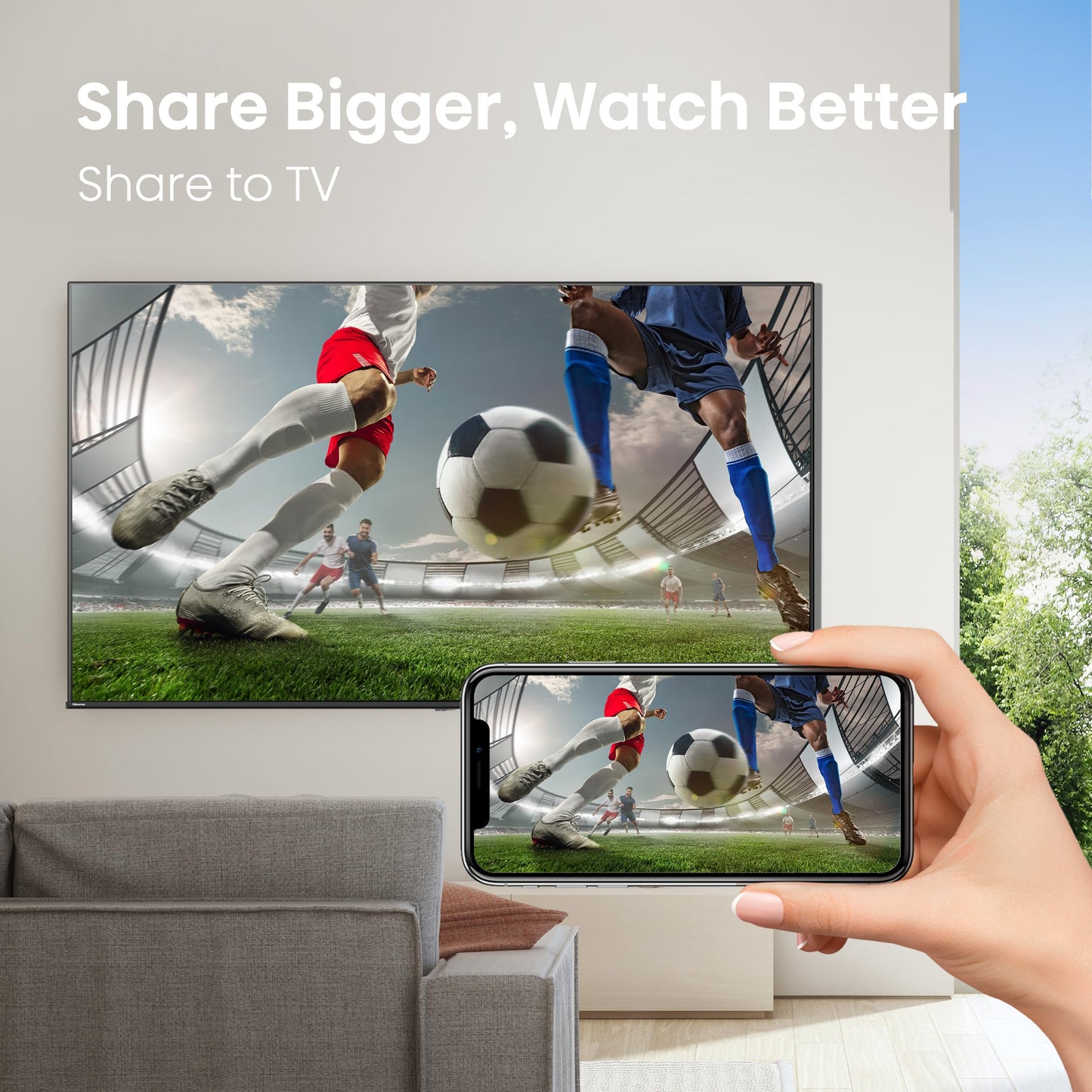 Hisense 32QD4SV - 32" Hi-QLED HD Smart VIDAA TV, Hi-QLED Color, Dolby Audio, Compatible with Alexa, Full Array LED, Slim Bezel Design (2026 Model) 🍁 All In One Marketplace Canada