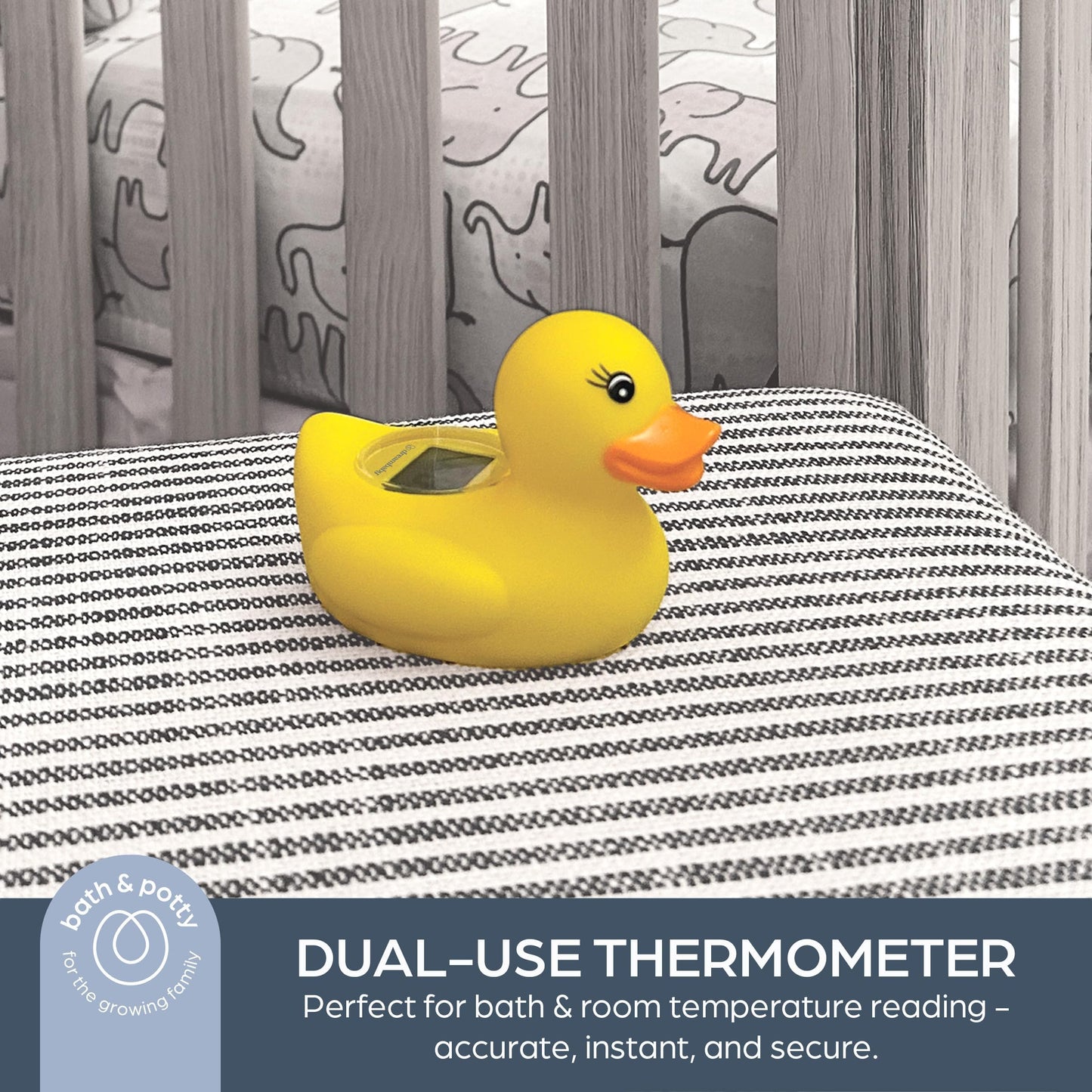 Dreambaby Duck Baby Bath Thermometer - Instant Read Digital Thermometer for Water and Room Temperature - Floating Baby Bath Toy - Newborn Must-Have 🍁 All In One Marketplace Canada