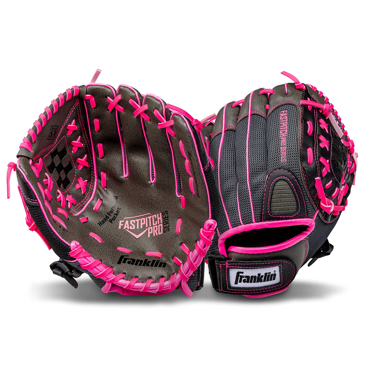 Franklin Sports Softball Glove - Left and Right Handed Softball Fielding Glove - Windmill Fastpitch Pro Series - Adult and Youth Fielding Glove - 12 Inch Right Hand Throw - Pink 🍁 All In One Marketplace Canada