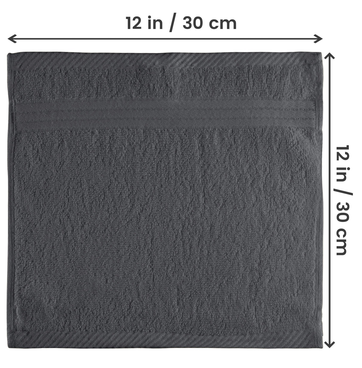 Utopia Towels 12 Pack Premium Wash Cloths Set, 12 by 12 Inches, 100% Cotton Ring Spun, Highly Absorbent and Soft Feel Washcloths for Bathroom, Spa, Gym, and Face, Grey 🍁 All In One Marketplace Canada