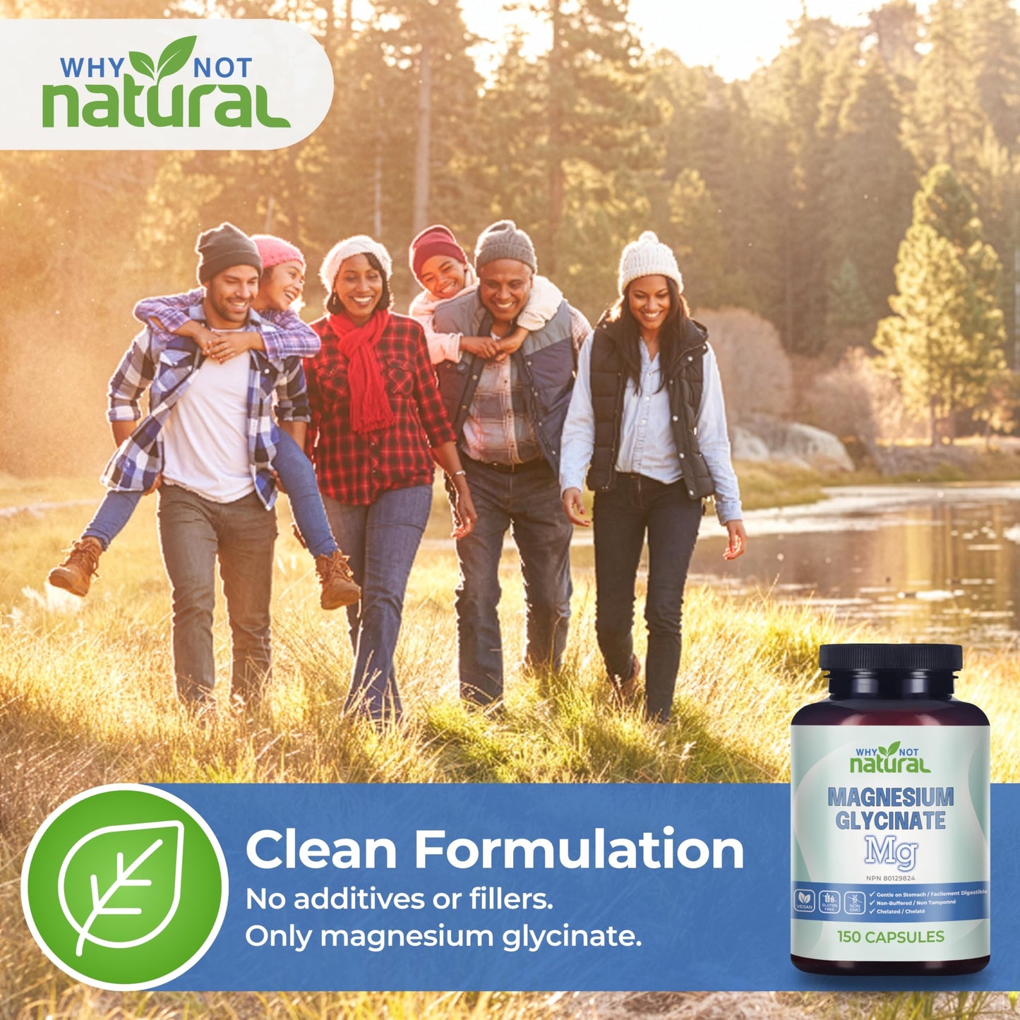 Magnesium Glycinate Capsules Supplement - Vegan, No Filler - Supports Sleep and Relaxation 🍁 All In One Marketplace Canada