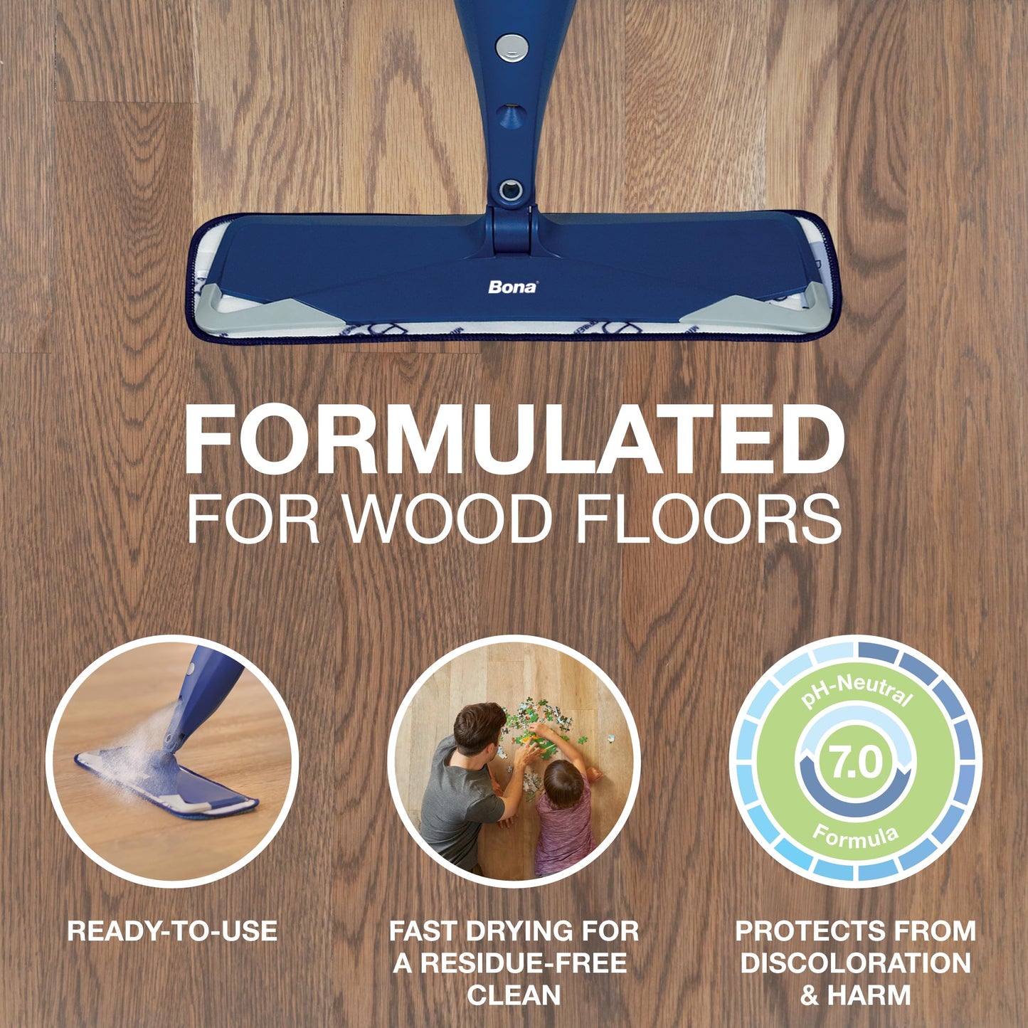 Bona Refill Hardwood Floor Cleaner, Refill-128, 128 Fl Oz 🍁 All In One Marketplace Canada