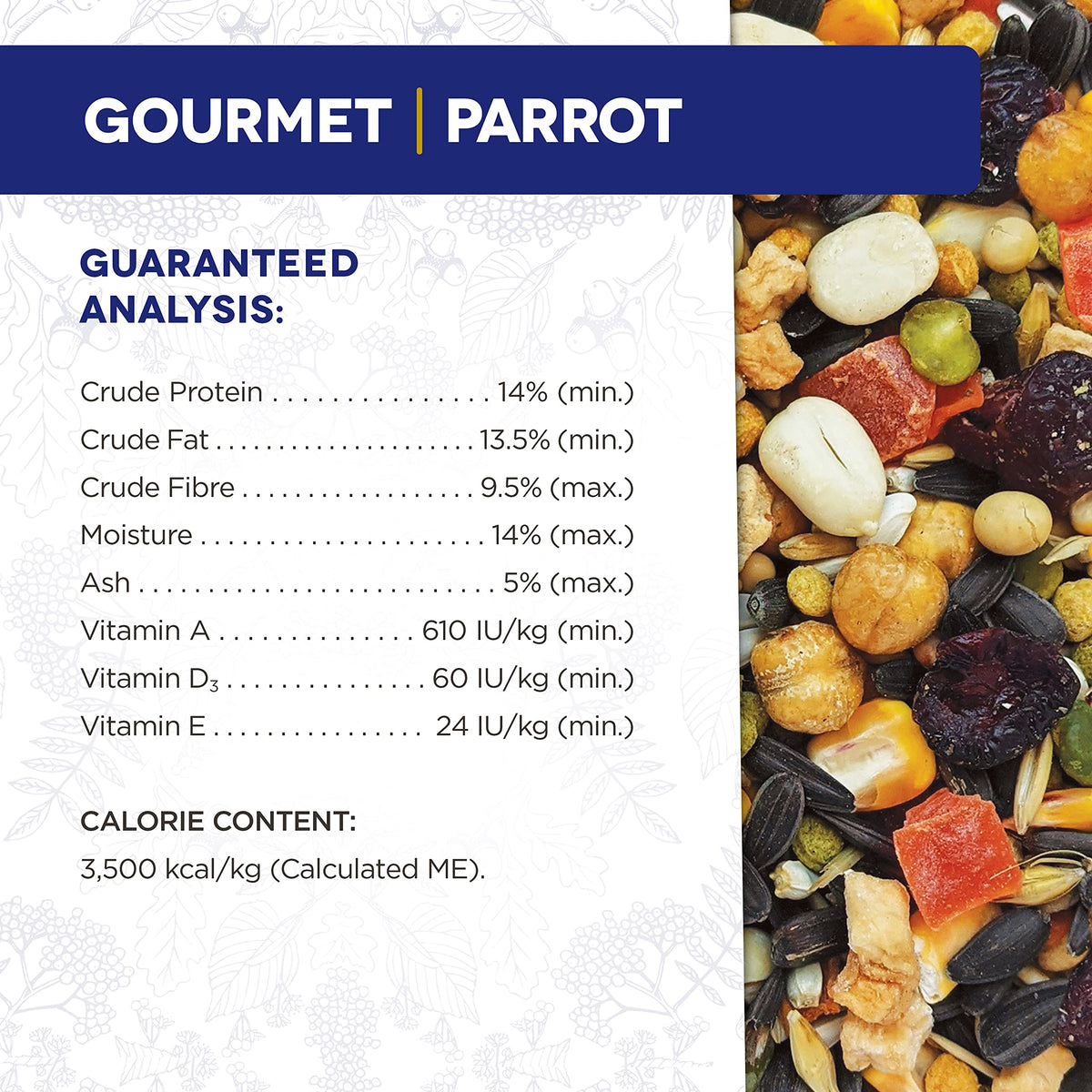 Hagen B2813 Gourmet Small Parrot Seed Mix, 2 Kg, 4.4-Pound 🍁 All In One Marketplace Canada