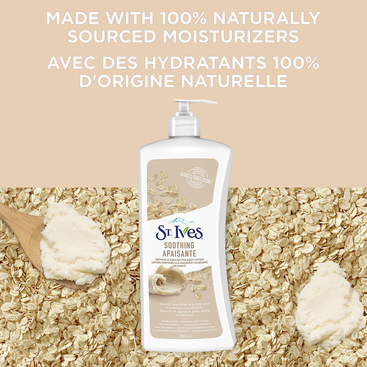 St. Ives Soothing Oatmeal & Shea Butter Body Lotion 4 x 600 mL 🍁 All In One Marketplace Canada
