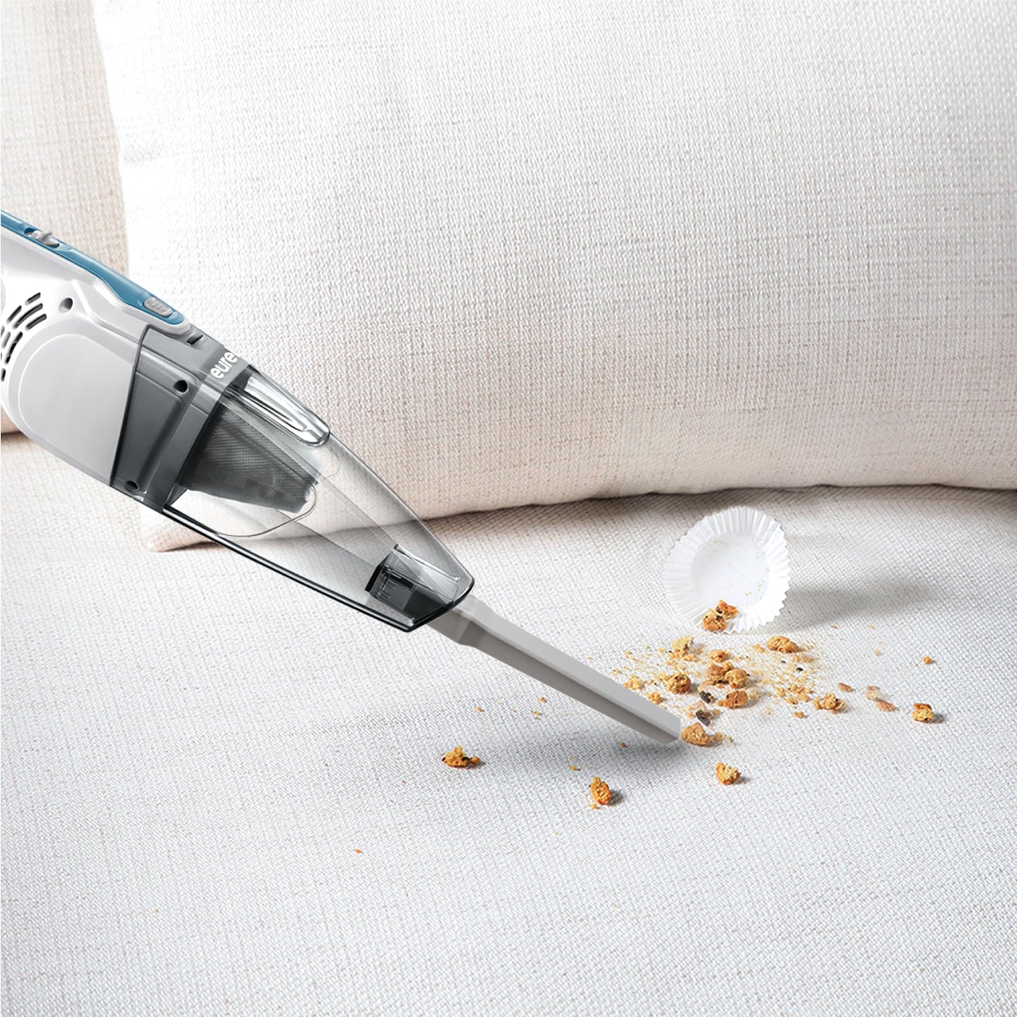 Eureka Home Lightweight Corded Stick Vacuum Cleaner, Powerful Suction Convenient Small Vacuum for Hard Floor, 3-in-1 Hand Vacuum, Aqua Blue, NES100 🍁 All In One Marketplace Canada