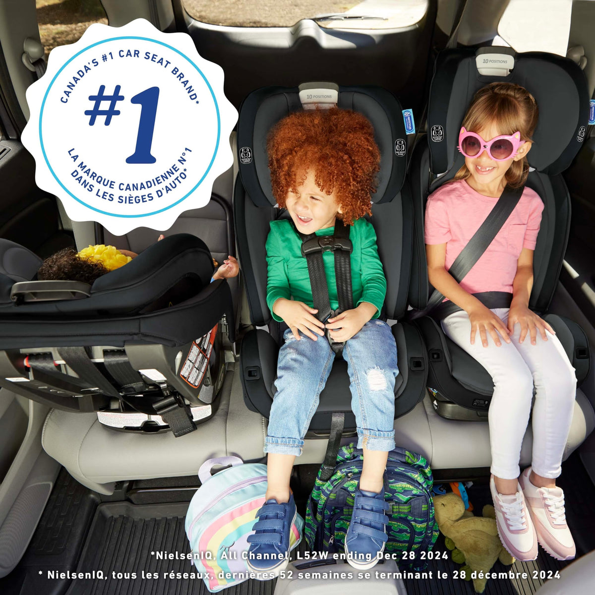 Graco Tranzitions 3-in-1 Harness Booster Seat, Toddler to Big Kid Car Seat from 10-45 kg (22-100lb), Harness/Highback/Backless Booster, Eloise 🍁 All In One Marketplace Canada