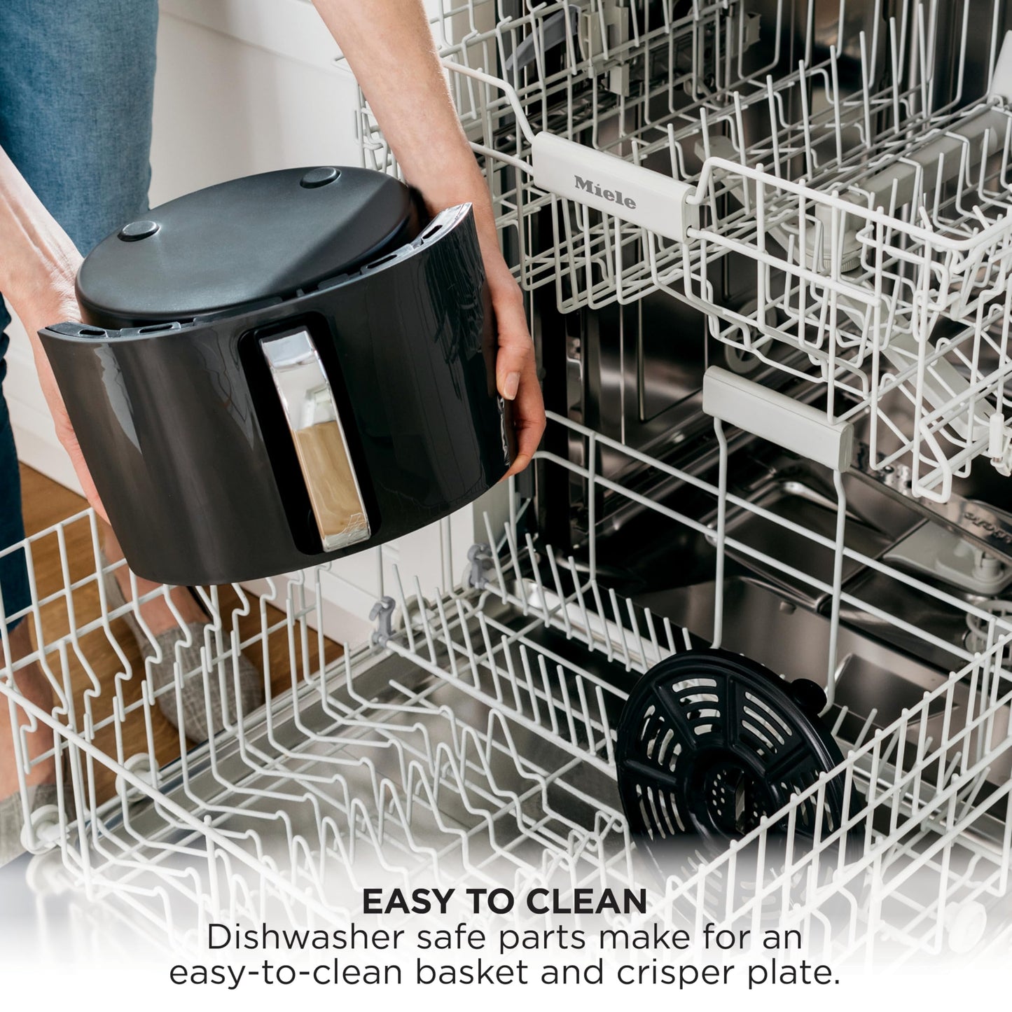 NINJA AF101C, Air Fryer, 3.8L Less Oil Electric Air Frying, Equipped with Crisper Plate + Multi-Layer Rack + Non Stick Basket, Programmable Control Panel, Black, 1550W, (Canadian Version) 🍁 All In One Marketplace Canada
