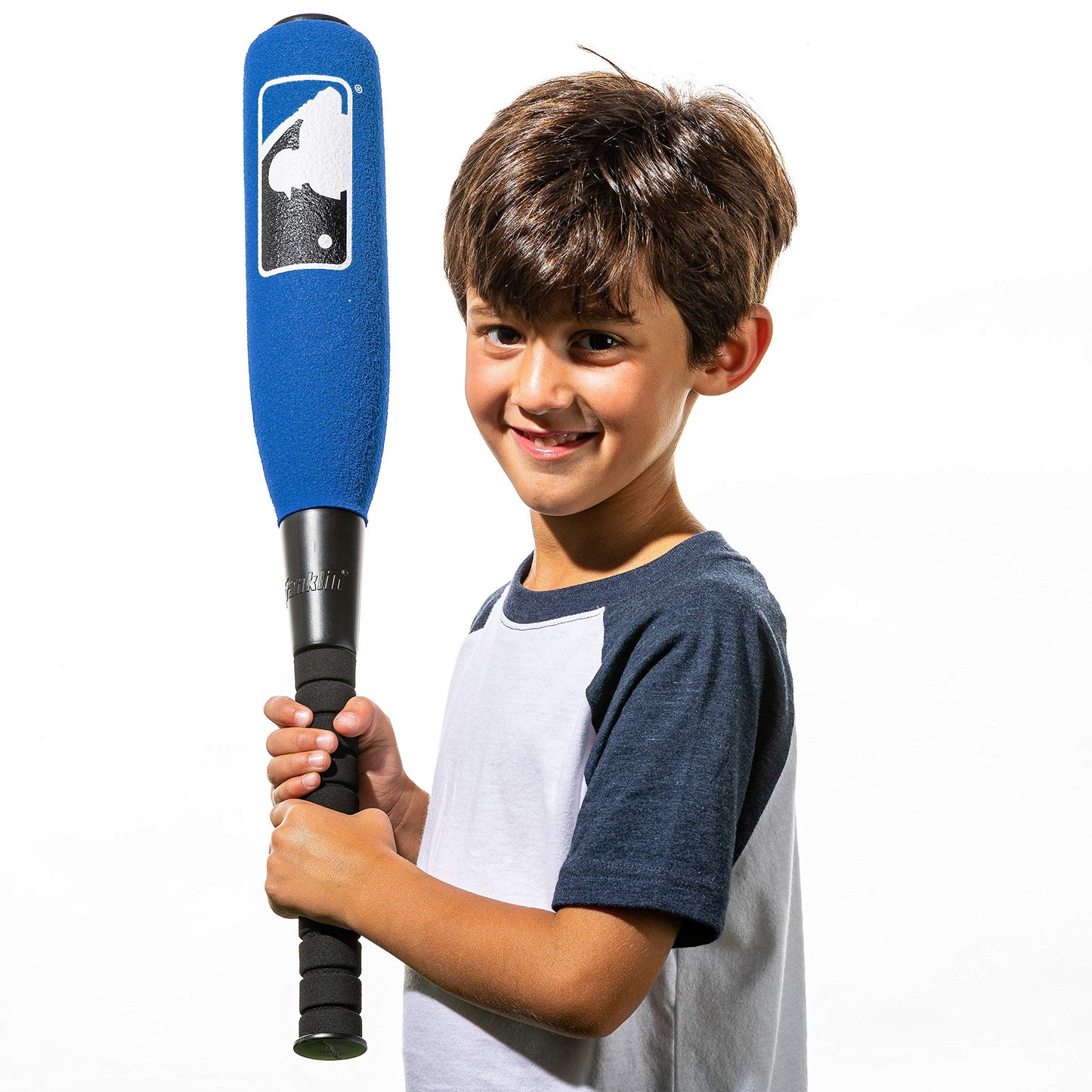 Franklin Sports MLB Kids Foam Baseball Bat + Ball Set - Jumbo Oversize Toy Bat + Foam Ball for Kids + Toddlers - Blue - 24" 🍁 All In One Marketplace Canada