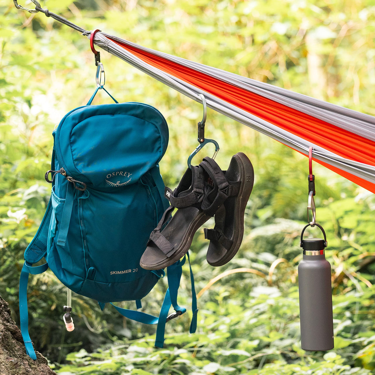 GEAR AID HEROCLIP Carabiner Gear Clip and Hook (Medium) for Camping, Backpack, and Garage Organization, Stealth Black 🍁 All In One Marketplace Canada