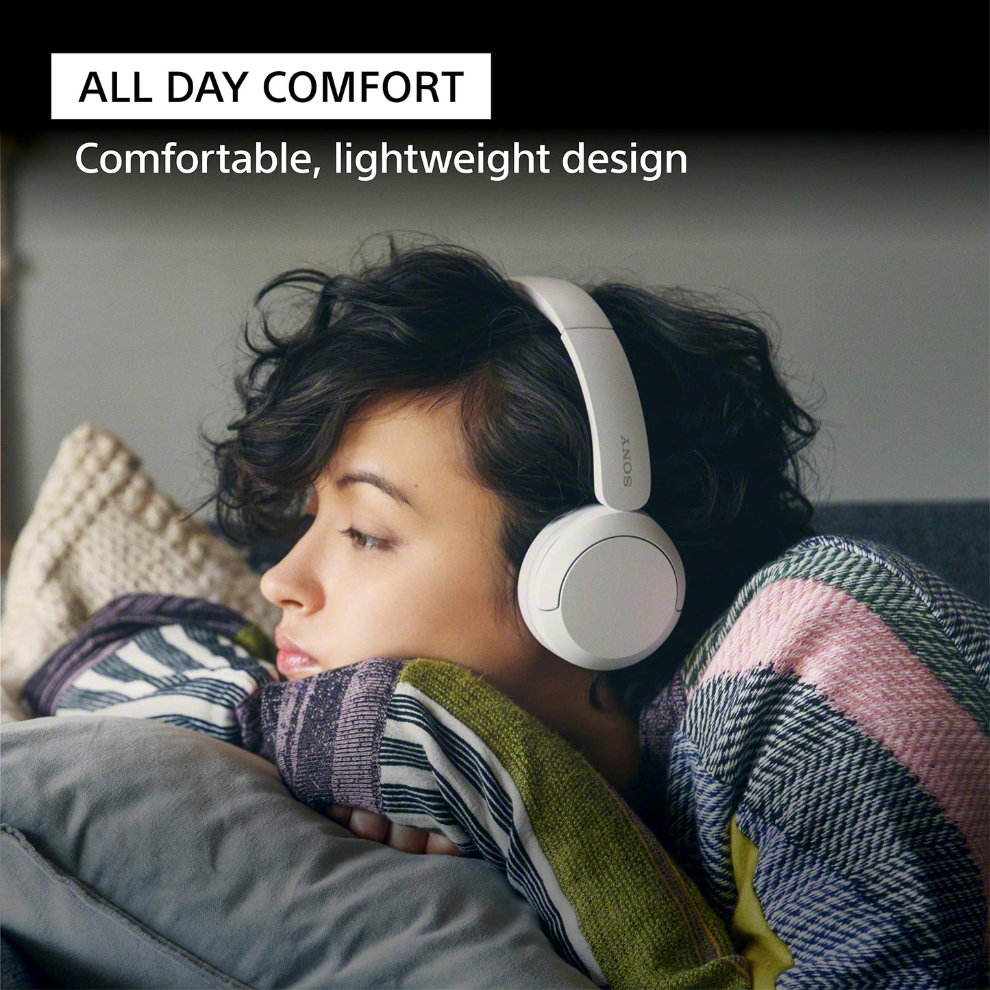 Sony WH-CH520 Wireless Headphones Bluetooth On-Ear Headset with Microphone, Black 🍁 All In One Marketplace Canada