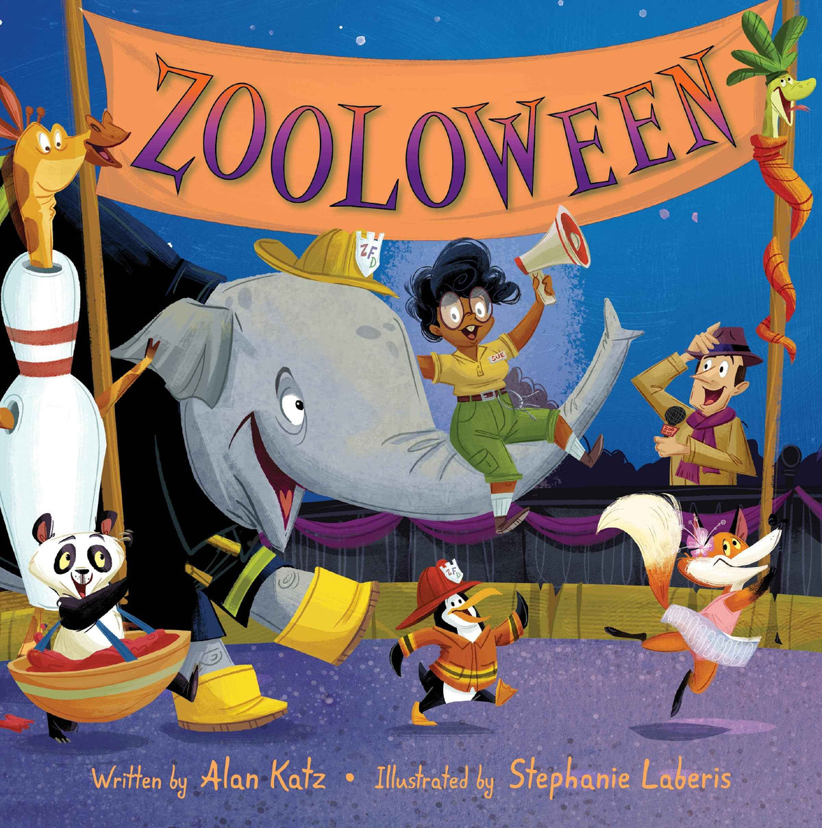 Zooloween: A Festive Picture Book for Kids (Ages 4-8) about Zoo Animals in Halloween Costumes
