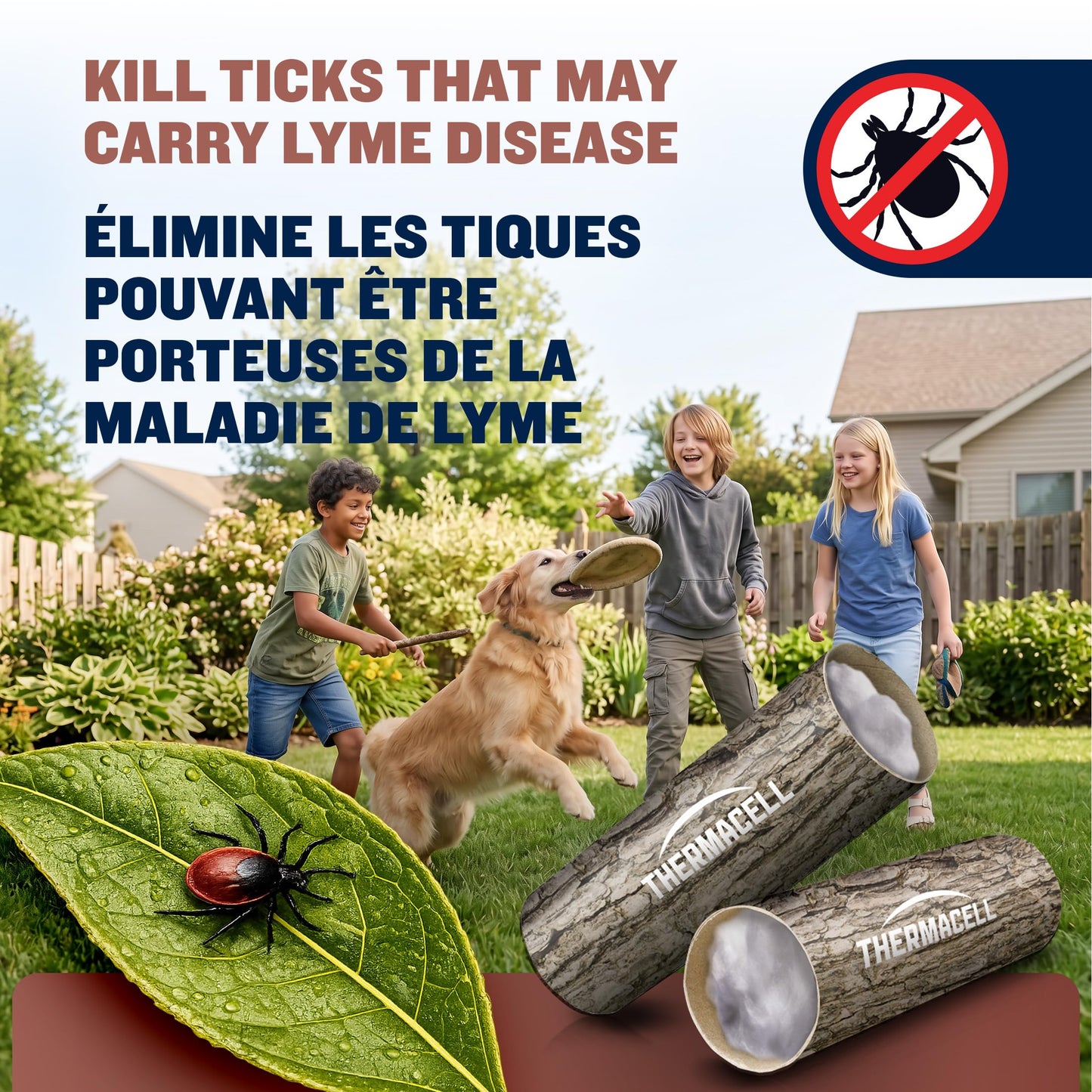 Thermacell Tick Control Tubes for Yards; 12 Pack; Protects 1/4 Acre from Ticks; No Spray, No Granules, No Mess; Environmentally Friendly Alternative to Tick Spray & Repellent 🍁 All In One Marketplace Canada