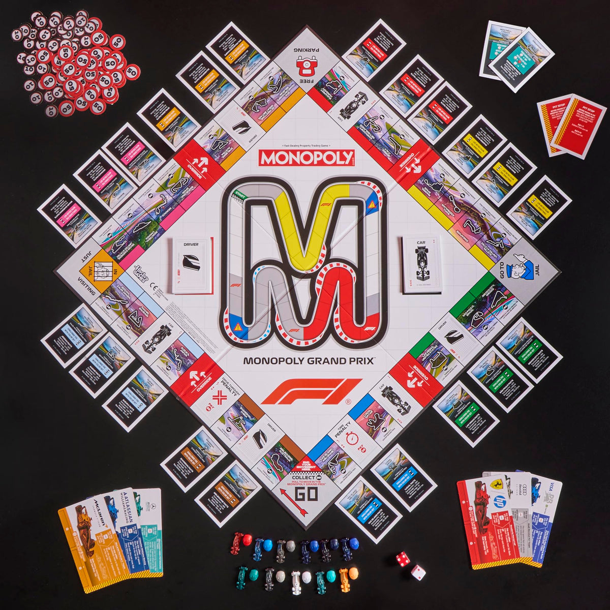 Monopoly F1 Edition Board Game | Officially Licensed Formula 1 Game | Family Games for Kids, Teens and Adults | 2-6 Players | 45 Mins. | Ages 8+ (English) 🍁 All In One Marketplace Canada
