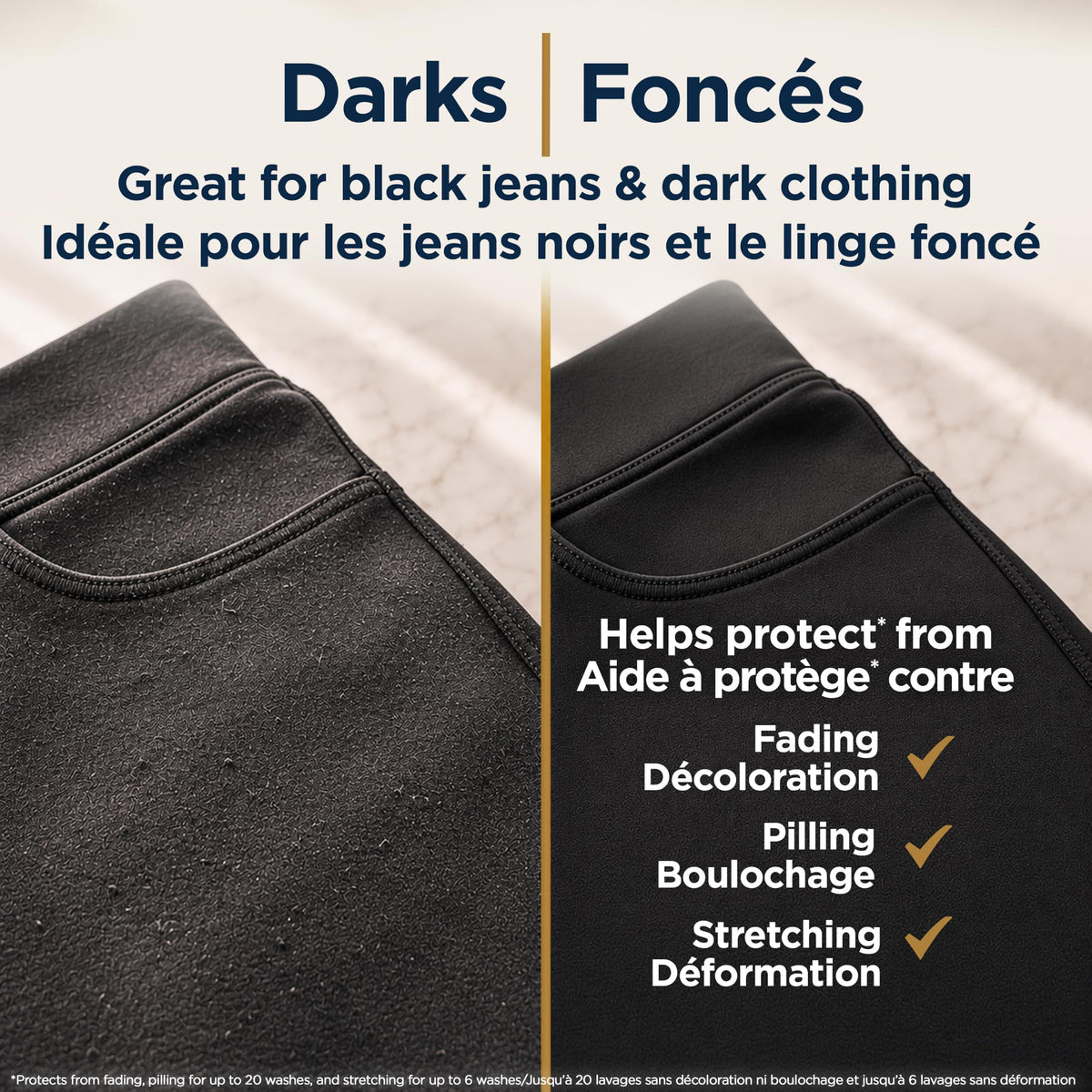 Woolite Darks Laundry Detergent for Dark Clothing; 2.96 L, 66 Loads; Helps Keep Clothes Looking Like New with Advanced Care & Fabric Guard Complex; Protects from Fading & Pilling Up 20 Washes 🍁 All In One Marketplace Canada