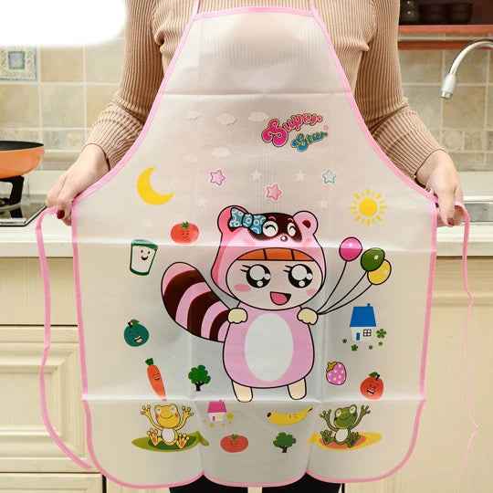 Cartoon pvc apron