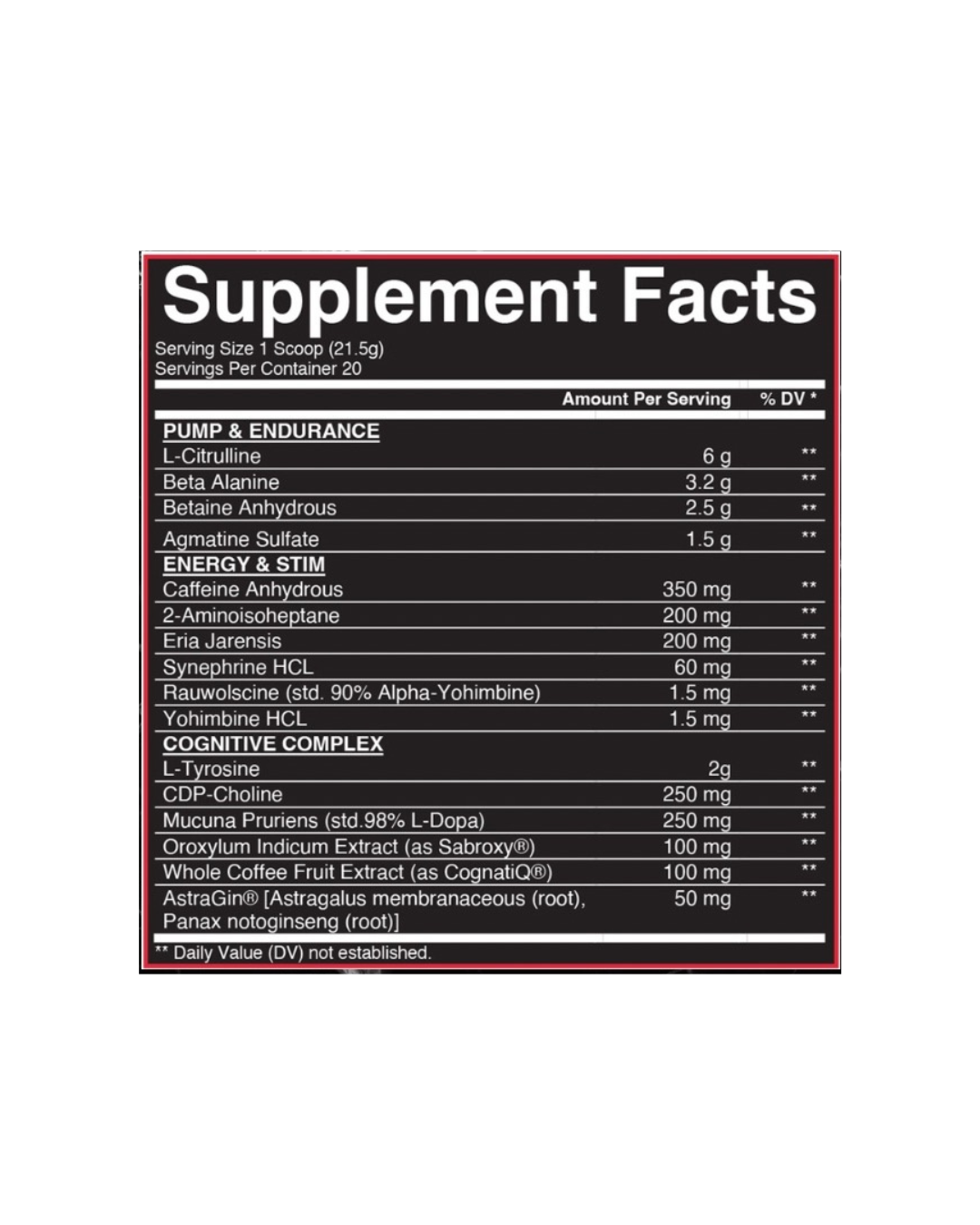 Condemned Souls for Sale Pre-Workout - Golden Grapefruit