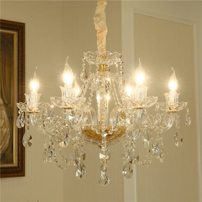 Luxury Crystal Chandelier with LED Lights
