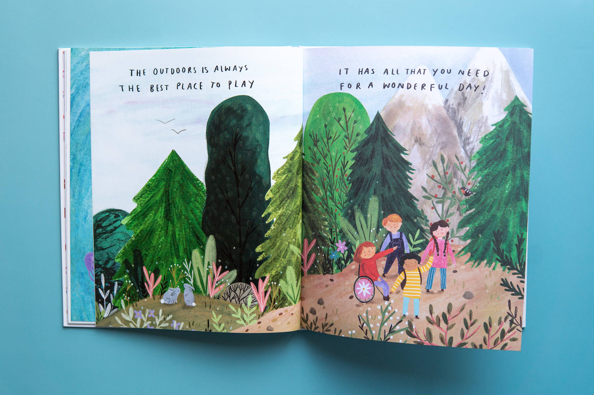 Brown Paper Fox - Go On Outside - Hardcover Picture Book - Canadian Publisher - Ages 3–8
