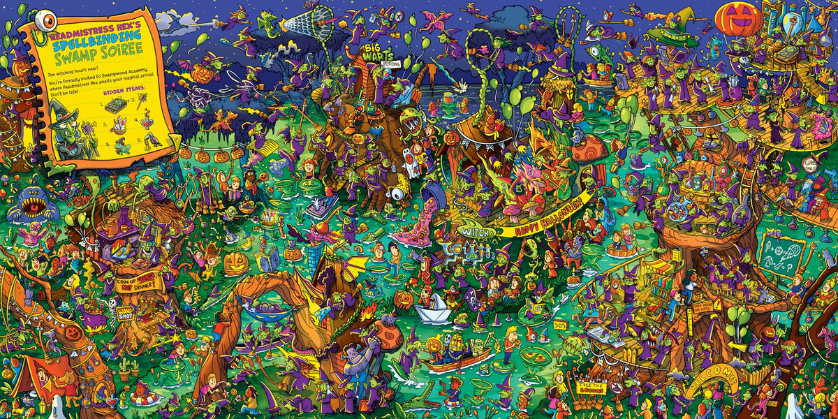 Halloween Search-and-Find Adventures: A Hunt Full of Tricks and Treats