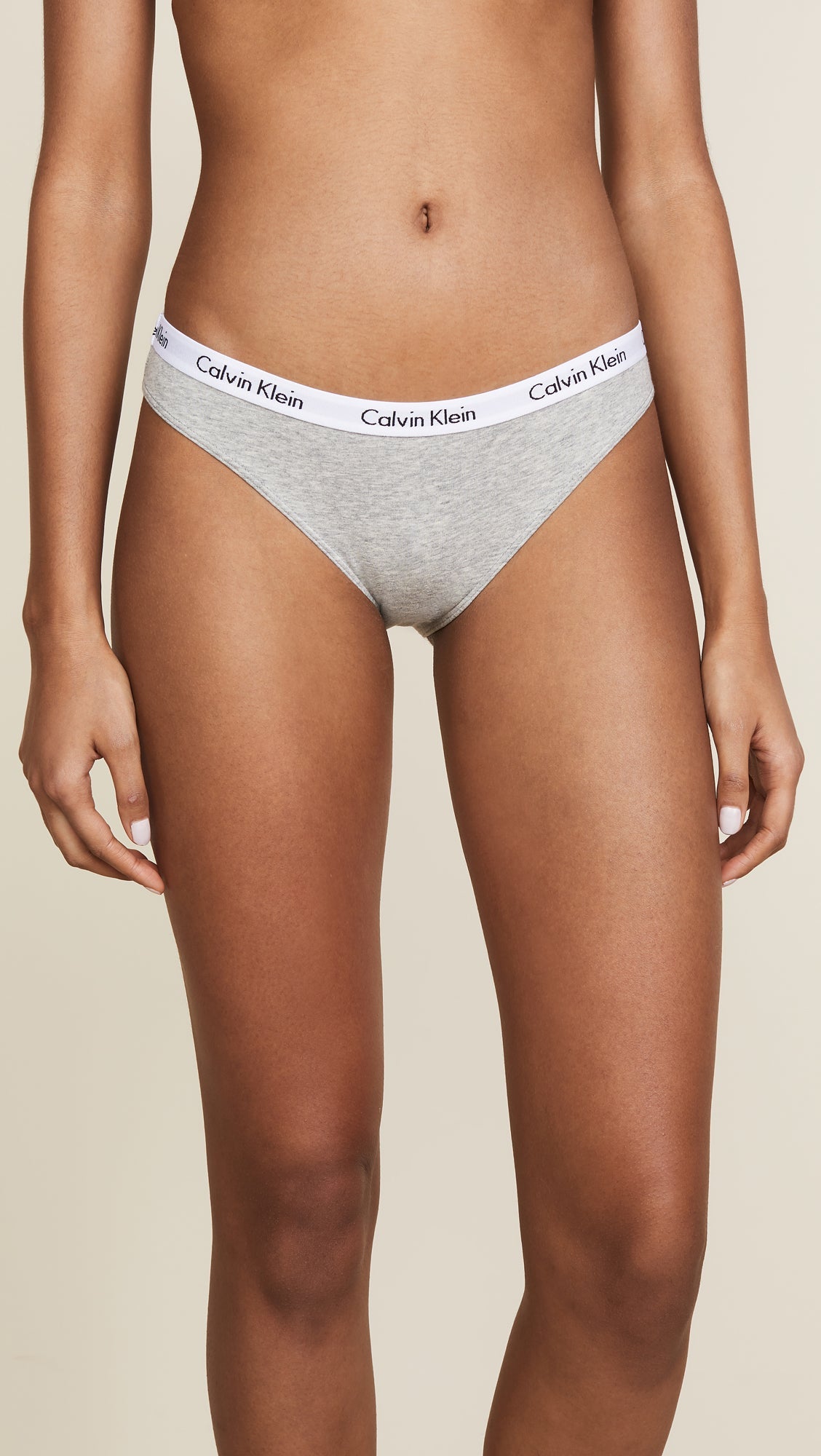 Calvin Klein Women's Carousel Bikini Panty, Black/White/Grey Heather, Small (Pack of 3) 🍁 All In One Marketplace Canada