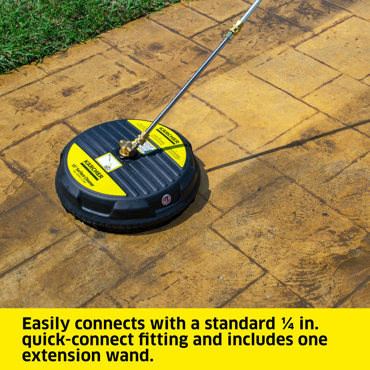 Karcher Universal 15" Pressure Washer Surface Cleaner Attachment, Power Washer Accessory - 1/4" Quick-Connect, 3200 PSI 🍁 All In One Marketplace Canada
