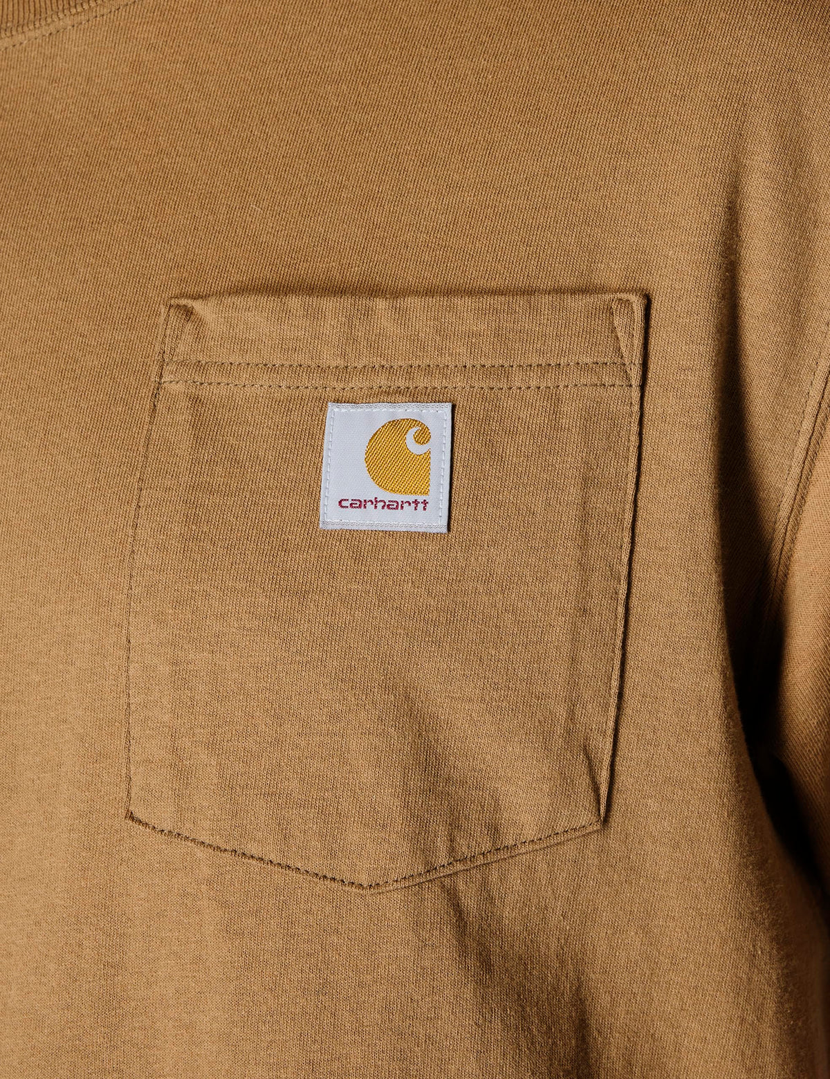 Carhartt Men's Loose Fit Heavyweight Short-Sleeve Pocket T-Shirt (Also Available in Big & Tall), Brown, Large 🍁 All In One Marketplace Canada