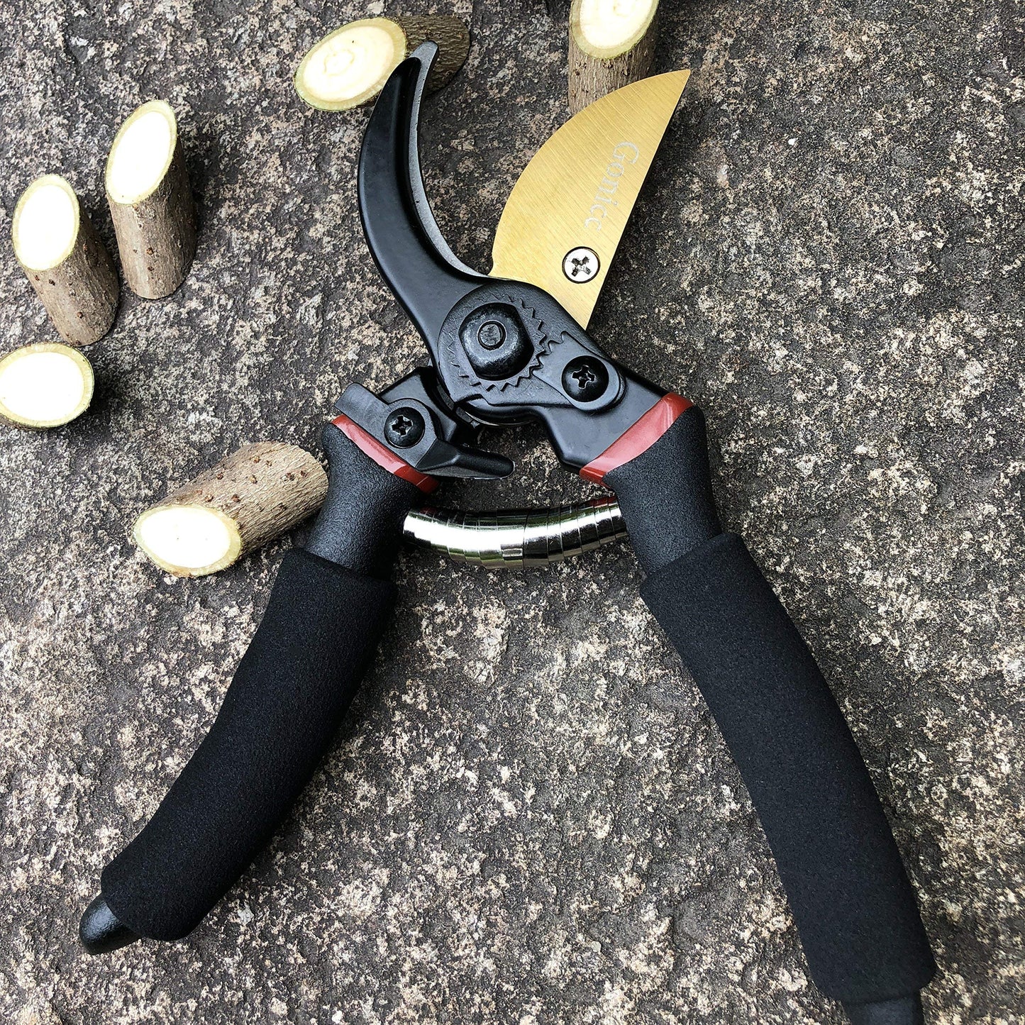 gonicc 8" Professional Premium Titanium Bypass Pruning Shears (GPPS-1003), Hand Pruners, Garden Clippers. 🍁 All In One Marketplace Canada