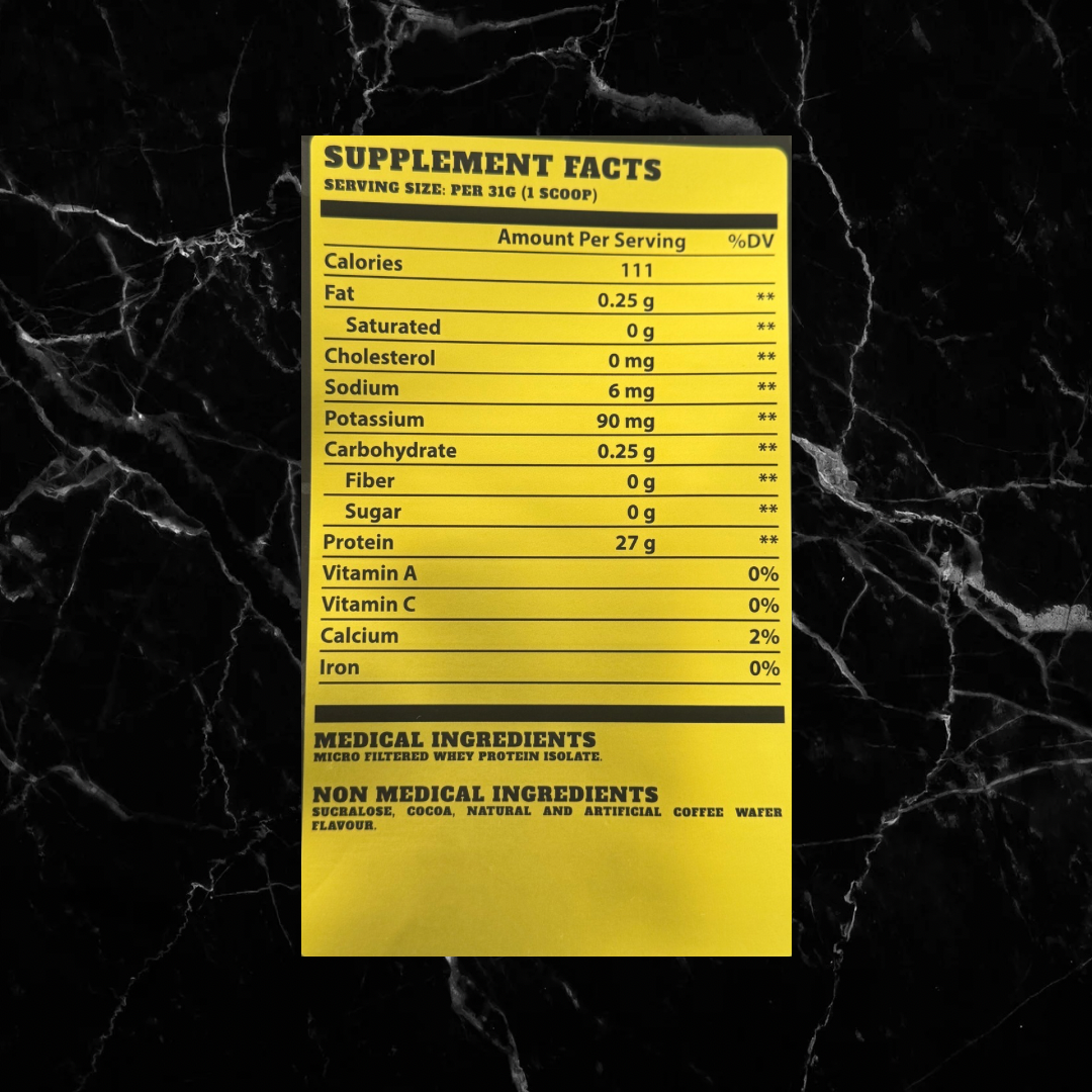 BulkBully Isolate Protein Powder - Coffee Crispy