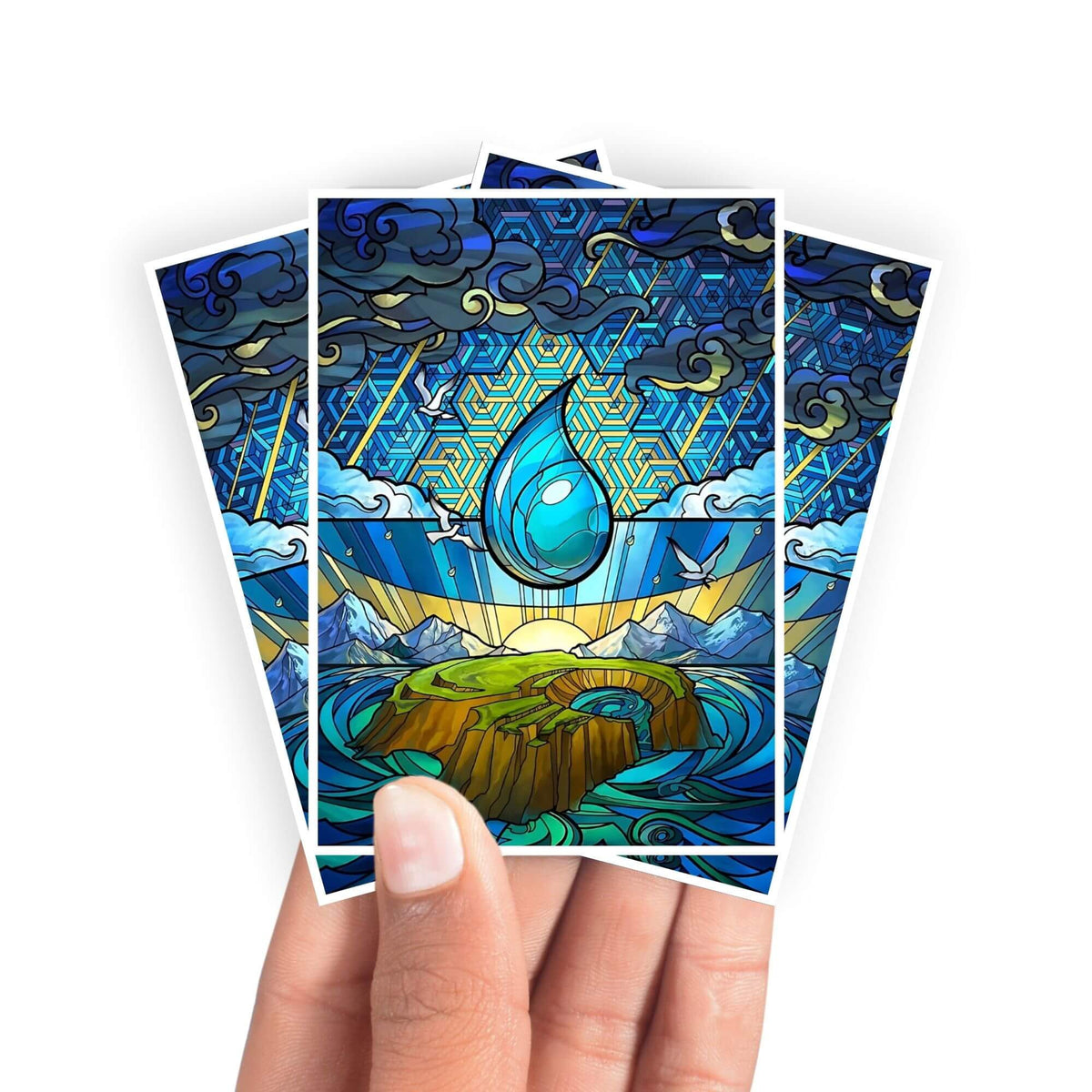Blue Mana Card Sleeves