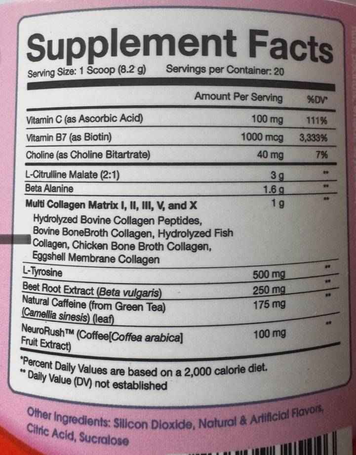 Obvi. Collagen Pre-Workout - Blood Orange