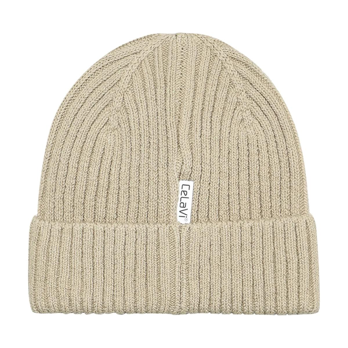 Knit Beanie | Sand | CeLaVi
