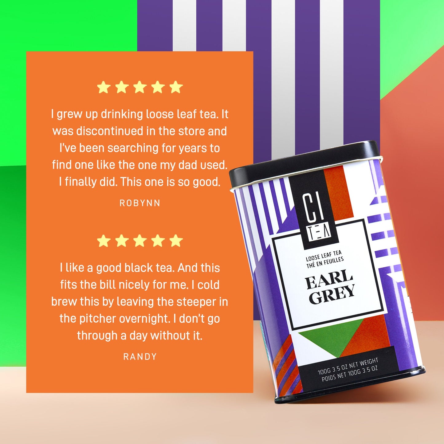 Earl Grey and Orange Pekoe Loose Leaf Black Tea
