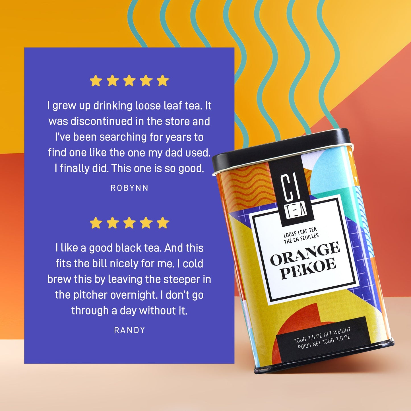 Orange Pekoe Loose Leaf Black Tea Bundle of Two - 200g