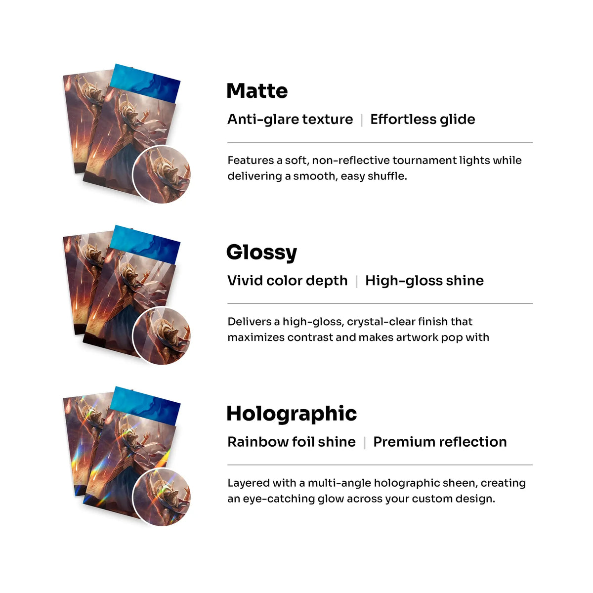 Custom Card Sleeves