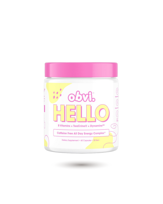 Obvi. Hello - Energy Supplements for Clarity