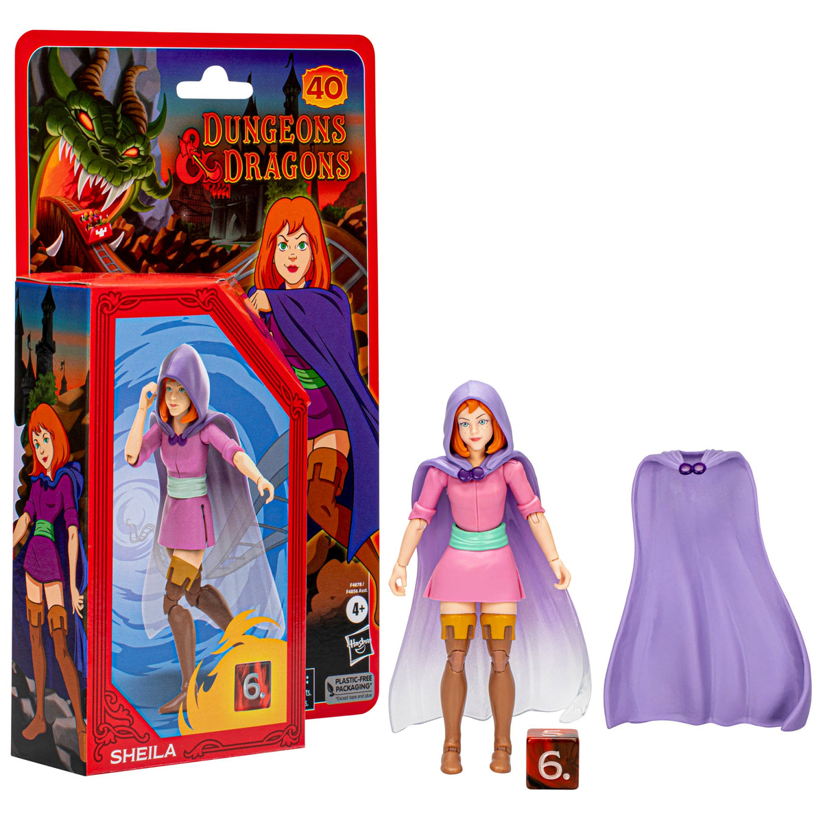Dungeons & Dragons Cartoon Classics Sheila FLORENA Action Figure, 6-Inch Scale  (Preorder August 2023)