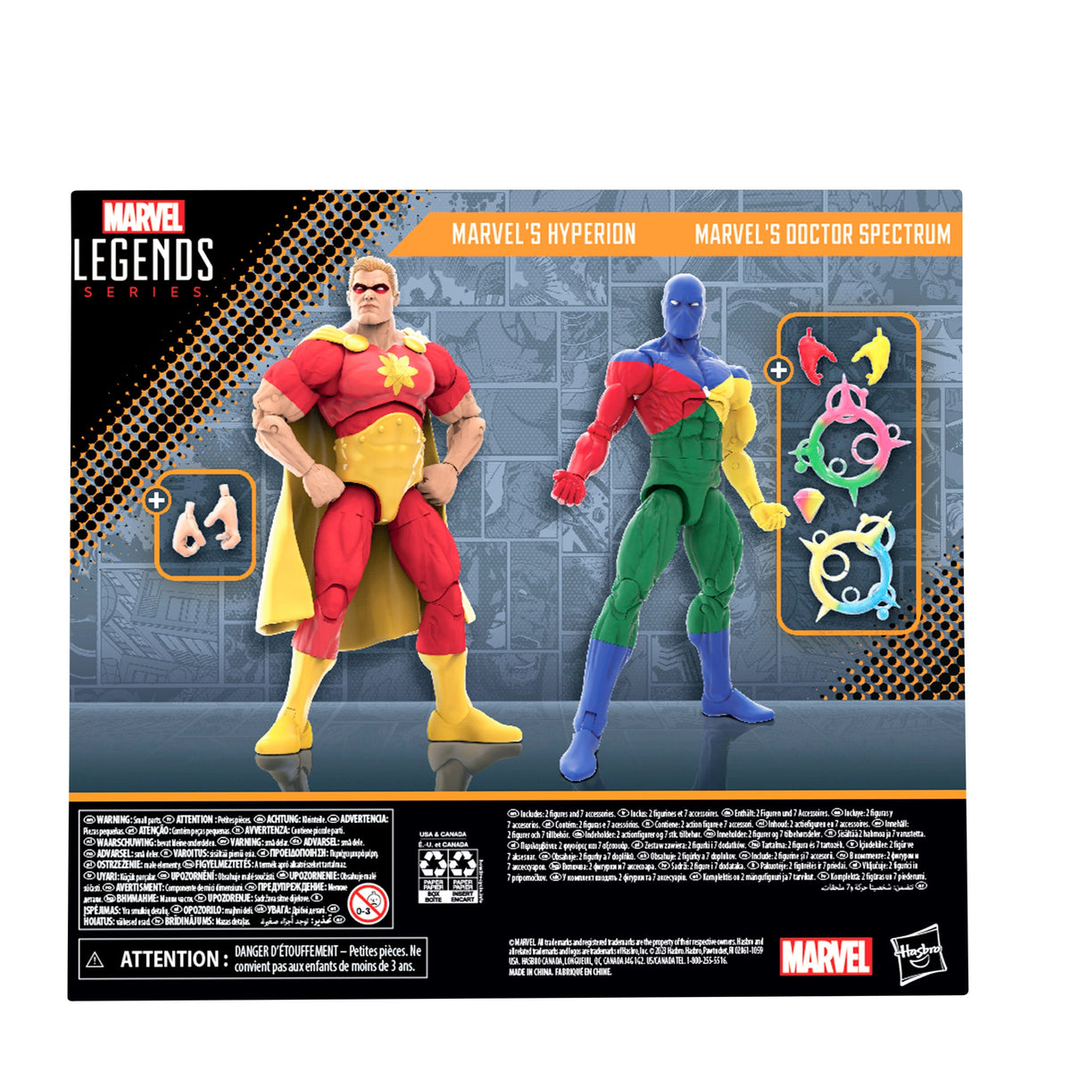 Marvel Legends Series - Squadron Supreme  Hyperion and Doctor Spectrum