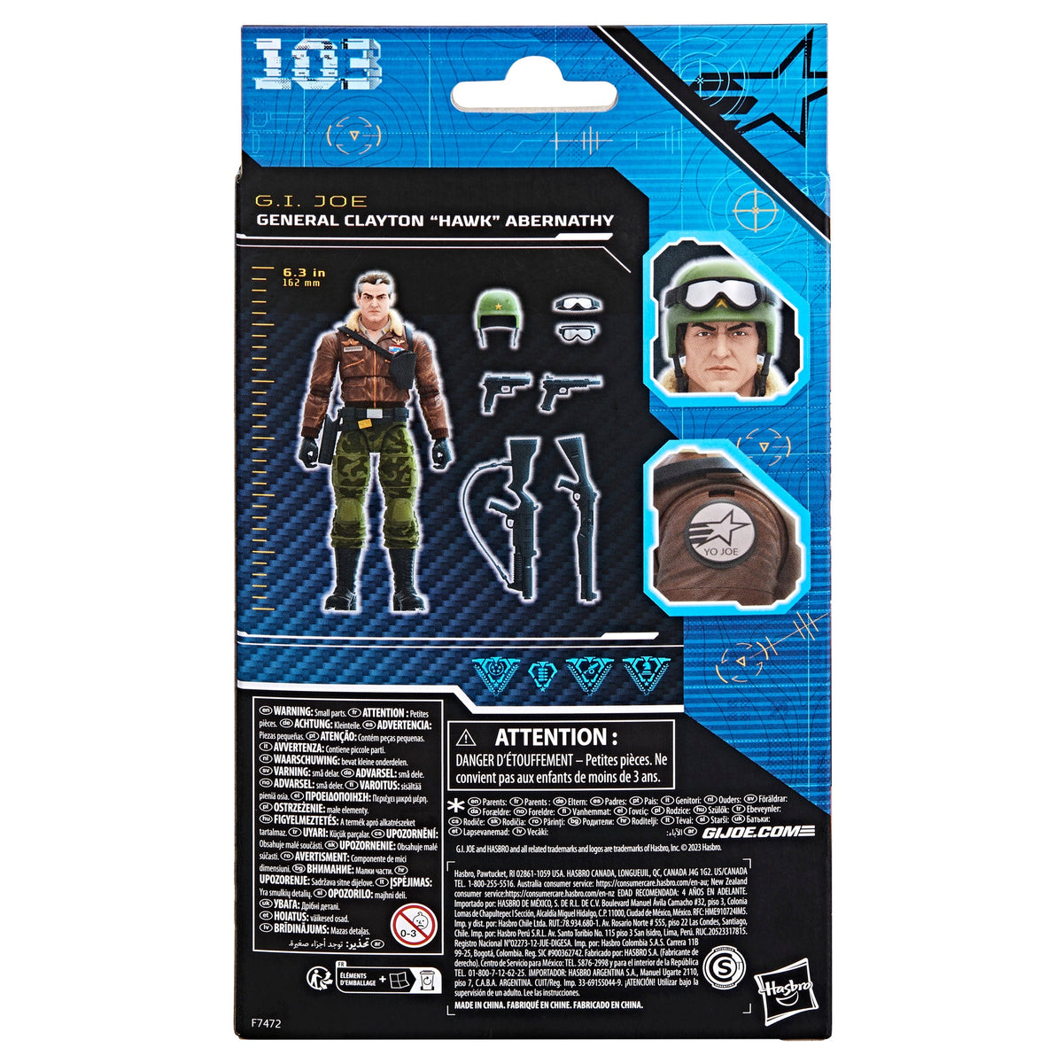 G.I. Joe Classified Series General Clayton "Hawk" Abernathy 103