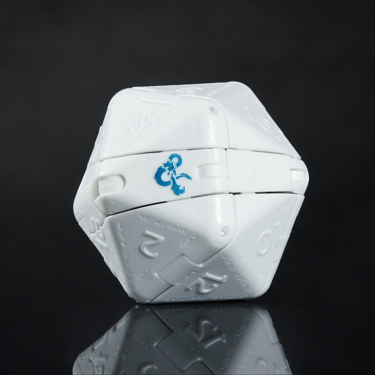 Dungeons & Dragons Dicelings White Dragon Collectible Action Figure