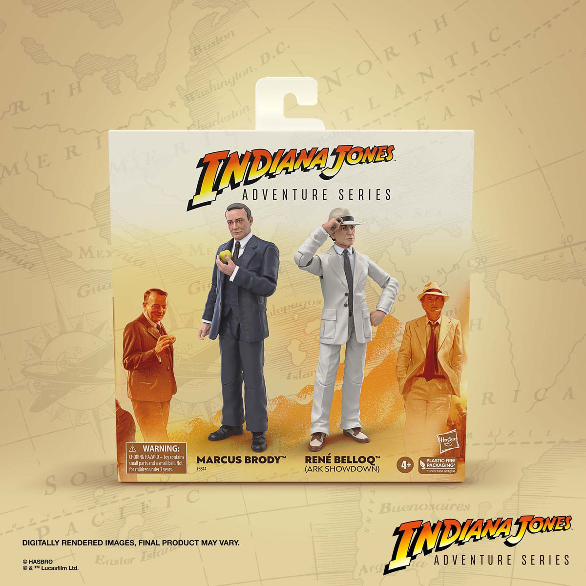 Indiana Jones Adventure Series Marcus Brody & René Belloq -Ark Showdown