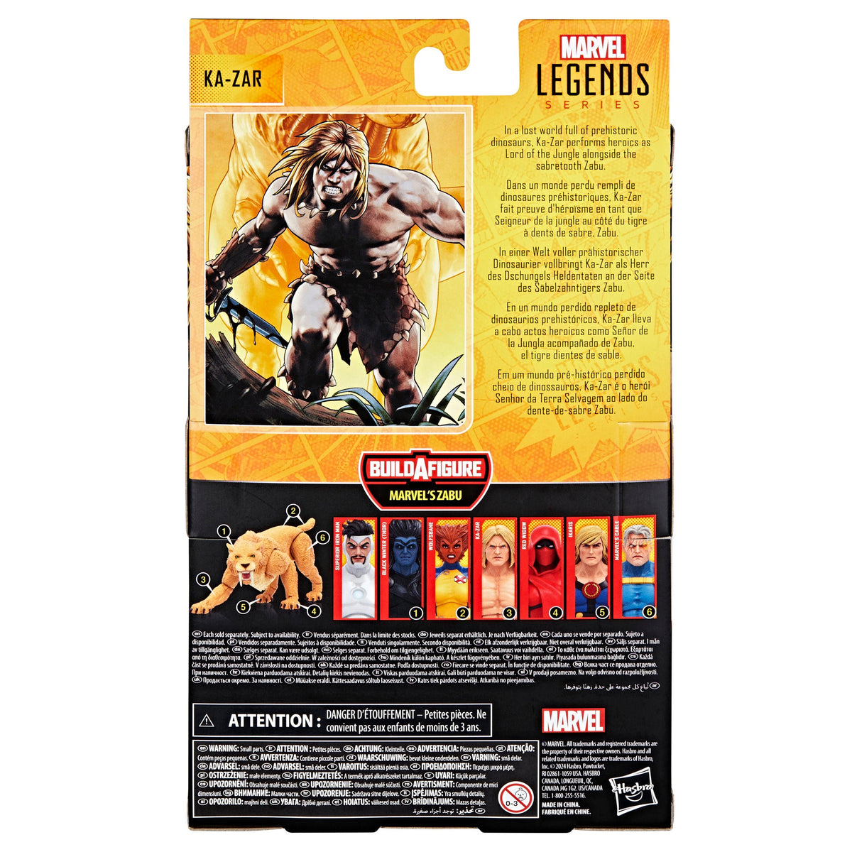 Marvel Legends Series -  Ka-Zar  - Zabu Baf