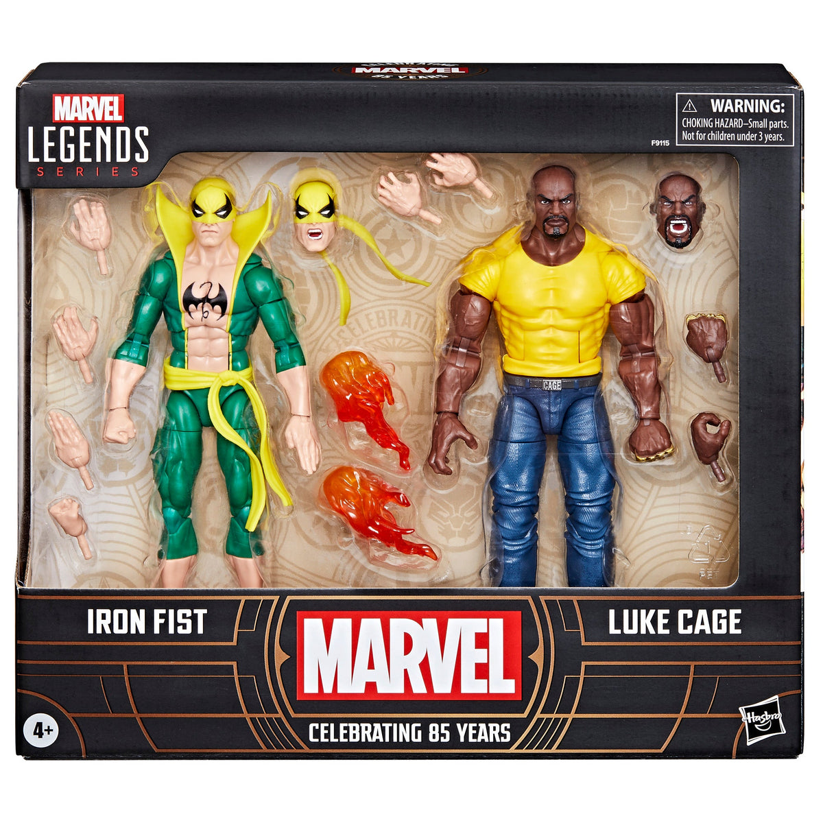 Marvel Legends Series Iron Fist and Luke Cage, Marvel 85th Anniversary