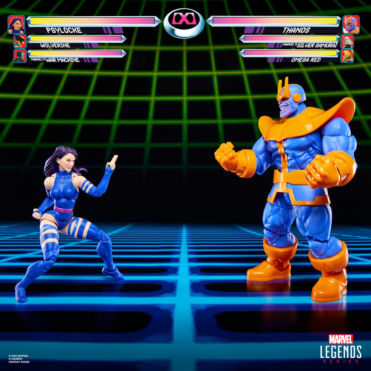 Marvel Legends Series Gamerverse Psylocke vs. Thanos - Exclusive