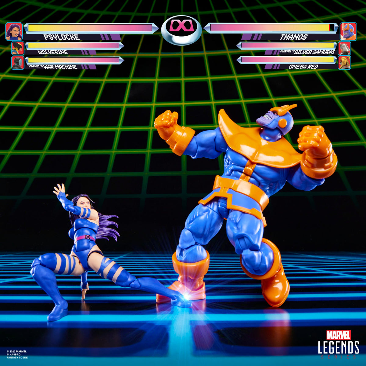 Marvel Legends Series Gamerverse Psylocke vs. Thanos - Exclusive