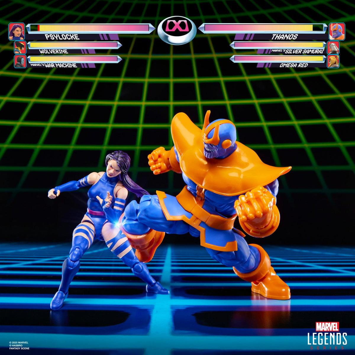 Marvel Legends Series Gamerverse Psylocke vs. Thanos - Exclusive