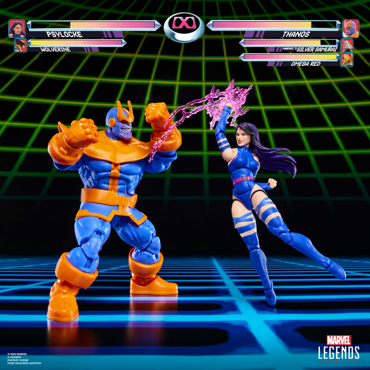 Marvel Legends Series Gamerverse Psylocke vs. Thanos - Exclusive