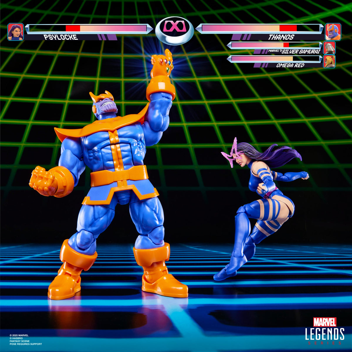 Marvel Legends Series Gamerverse Psylocke vs. Thanos - Exclusive