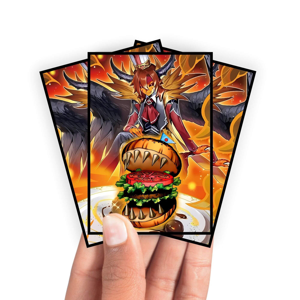 Hungry Burger de Nouvelles Card Sleeves