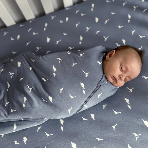 Swaddle Sleep Sack 1.0 TOG | Duvet Bamboo | günamüna | Dino